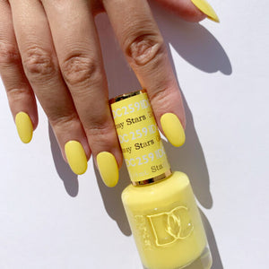 DND DC Gel Polish - 259 Yellow Colors - Glossy Stars by DND DC sold by DTK Nail Supply