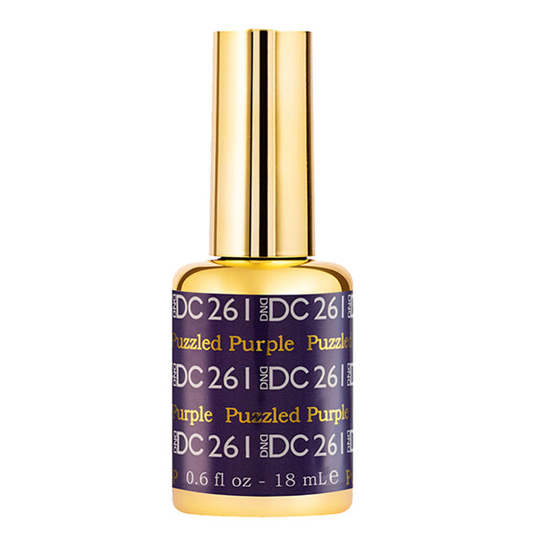 DND DC Gel Polish - 261 Purple Colors - Puzzled Purple by DND DC sold by DTK Nail Supply