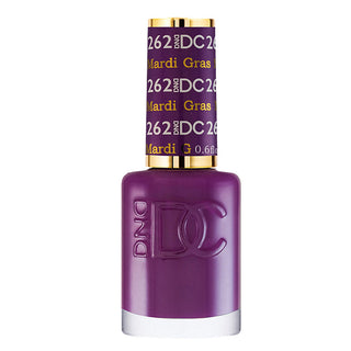 DND DC Nail Lacquer - 262 Purple Colors - Mardi Gras by DND DC sold by DTK Nail Supply