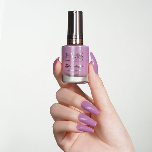 LAVIS Nail Lacquer - 267 Ube Cake - 0.5oz by LAVIS NAILS sold by DTK Nail Supply