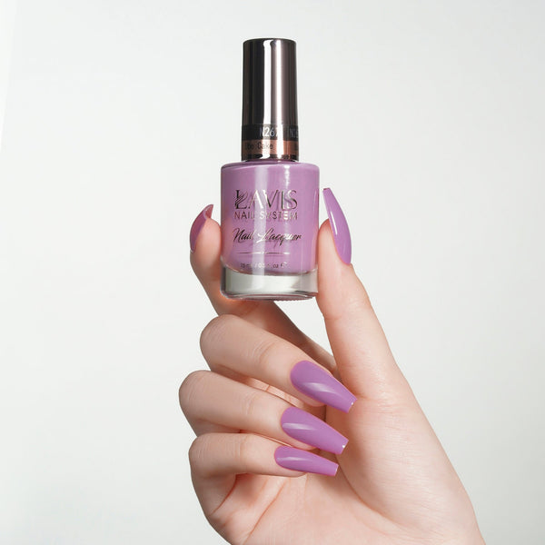 Lavis Gel Polish 267 - Mauve Colors - Ube Cake by LAVIS NAILS sold by DTK Nail Supply