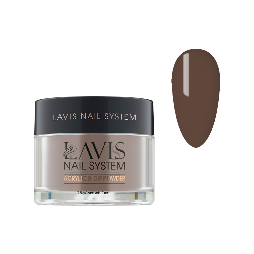 Lavis Acrylic Powder - 271 Cafe Au Lait - Brown Colors by LAVIS NAILS sold by DTK Nail Supply
