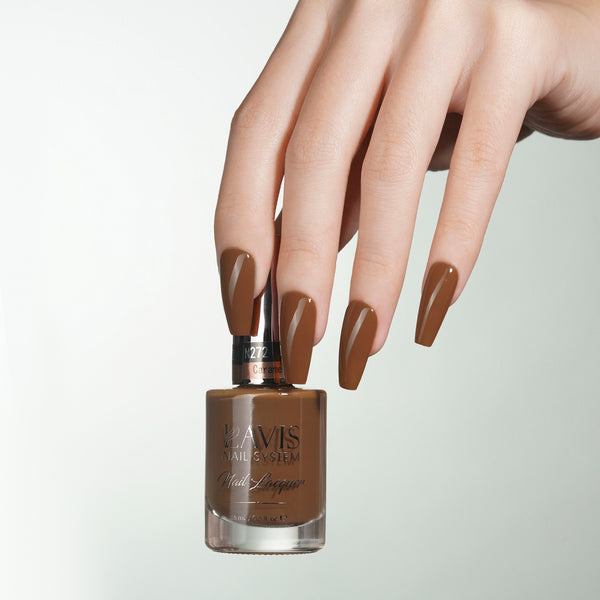 LAVIS Nail Lacquer - 272 Caramel - 0.5oz by LAVIS NAILS sold by DTK Nail Supply