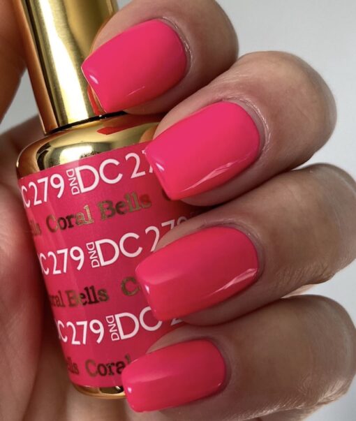 DND DC Nail Lacquer - 279 Pink Colors - Coral Bells by DND DC sold by DTK Nail Supply