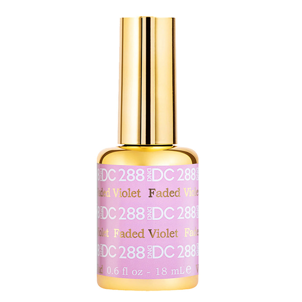 DND DC Gel Polish - 288 Pink Colors - Faded Violet by DND DC sold by DTK Nail Supply