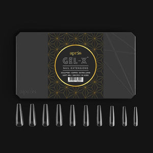  APRES - Gel-X™ Sculpted Coffin Extra Long Box of Tips by Apres sold by DTK Nail Supply