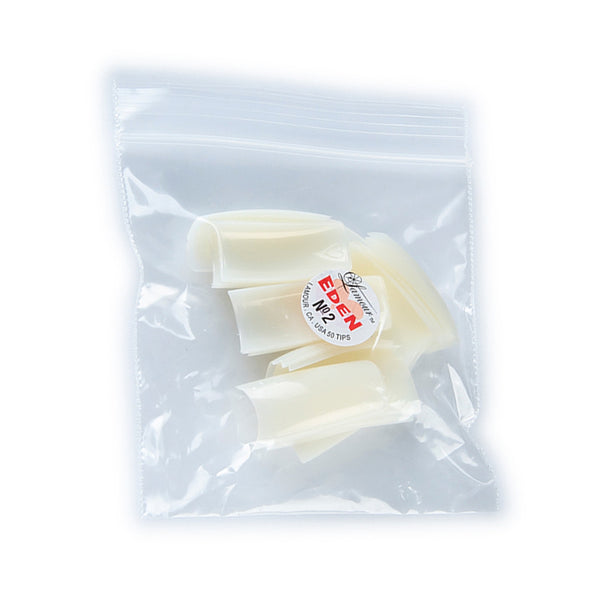  Lamour Eden Natural Tips 50pcs/bag, #2 by Other sold by DTK Nail Supply