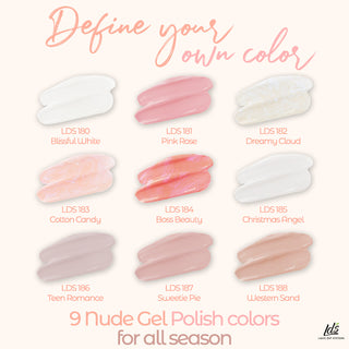  LDS Gel Polish 187 Sweetie Pie - LDS Healthy Gel Polish 0.5oz by LDS sold by DTK Nail Supply
