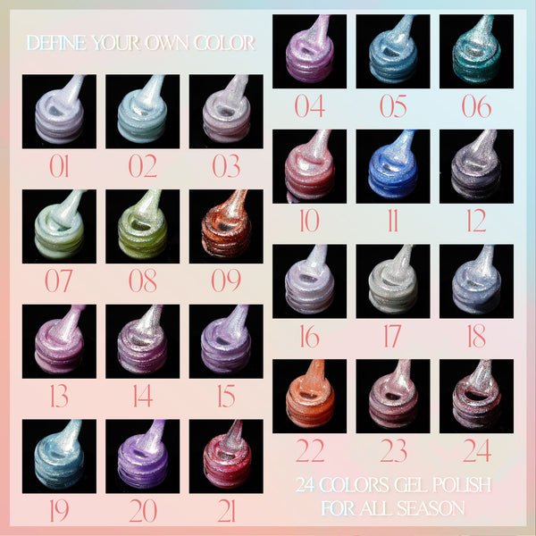  LDS Pearl CE Set - Pearl Veil Cat Eye Collection by LDS sold by DTK Nail Supply