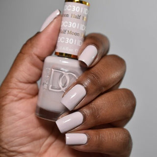 DND DC Nail Lacquer - 301 Gray Colors - Half Moon by DND DC sold by DTK Nail Supply