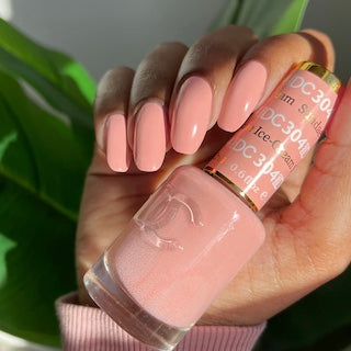  DND DC Nail Lacquer - 304 Coral, Pink Colors - Ice-Cream Sundae by DND DC sold by DTK Nail Supply