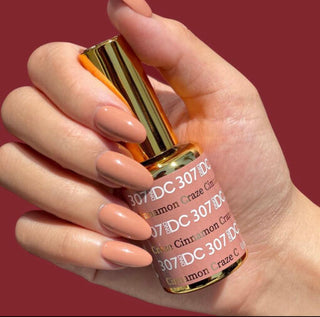 DND DC Gel Polish - 307 Brown Colors - Cinnamon Craze by DND DC sold by DTK Nail Supply