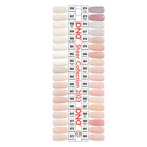 DND Part 13 - Set of 34 Gel & Lacquer Combos by DND - Daisy Nail Designs sold by DTK Nail Supply