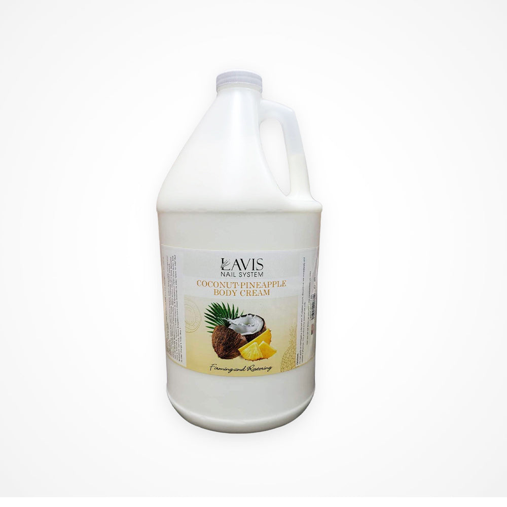  LAVIS - Coconut Pineapple - Body Cream - 1Gallon by LAVIS NAILS sold by DTK Nail Supply
