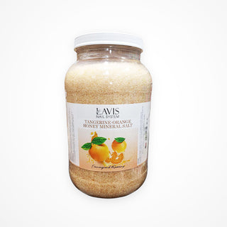  LAVIS - Tangerine Orange Honey Mineral Salt - 1Gallon by LAVIS NAILS TOOL sold by DTK Nail Supply