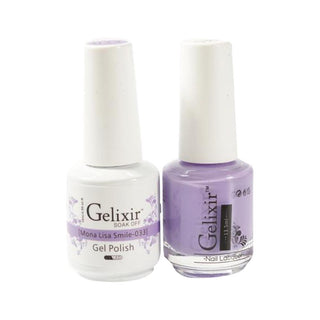  Gelixir Gel Nail Polish Duo - 033 Purple Colors - Mona Lisa Smile by Gelixir sold by DTK Nail Supply