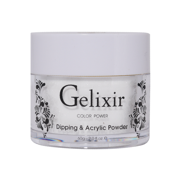  Gelixir Acrylic & Powder Dip Nails - 037 White Shimmer by Gelixir sold by DTK Nail Supply