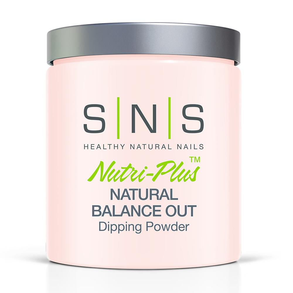  SNS Natural Balance Out Dipping Powder Pink & White - 16 oz by SNS sold by DTK Nail Supply