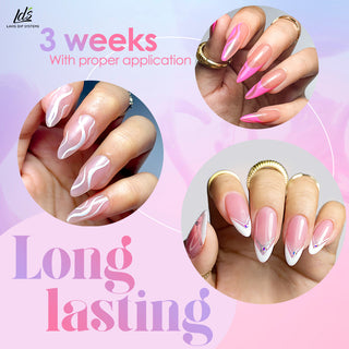  Jelly Gel Polish Colors - LDS 12 Hint of Violet - Nude Collection by LDS sold by DTK Nail Supply