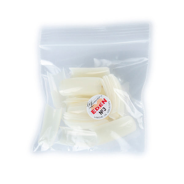 Lamour Eden Natural Tips 50pcs/bag, #3 by Other sold by DTK Nail Supply