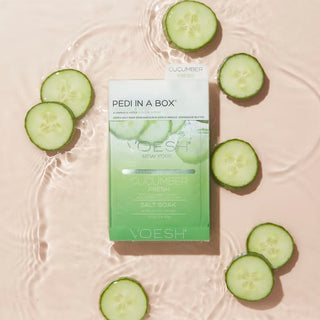  VOESH Pedicure in Box 4 Step Kit - Cucumber Fresh by VOESH sold by DTK Nail Supply