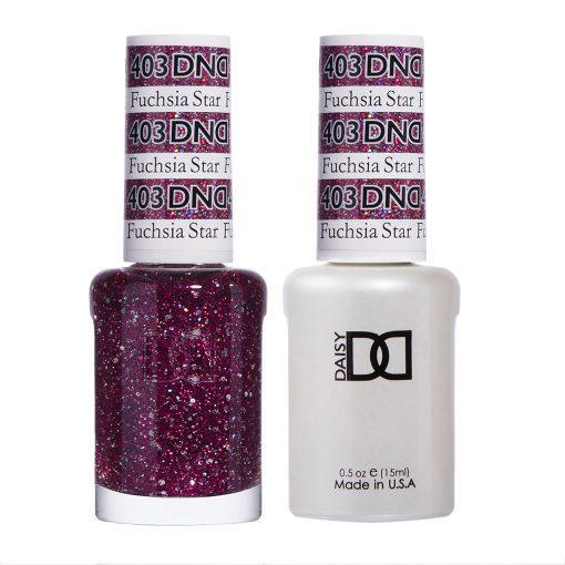  DND Gel Nail Polish Duo - 403 Fuchsia Star by DND - Daisy Nail Designs sold by DTK Nail Supply
