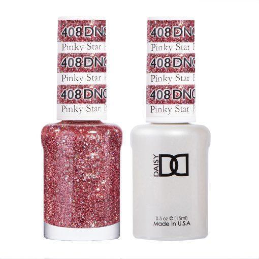  DND Gel Nail Polish Duo - 408 Pinky Star by DND - Daisy Nail Designs sold by DTK Nail Supply