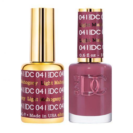  DND DC Gel Nail Polish Duo - 041 Light Mahogany by DND DC sold by DTK Nail Supply