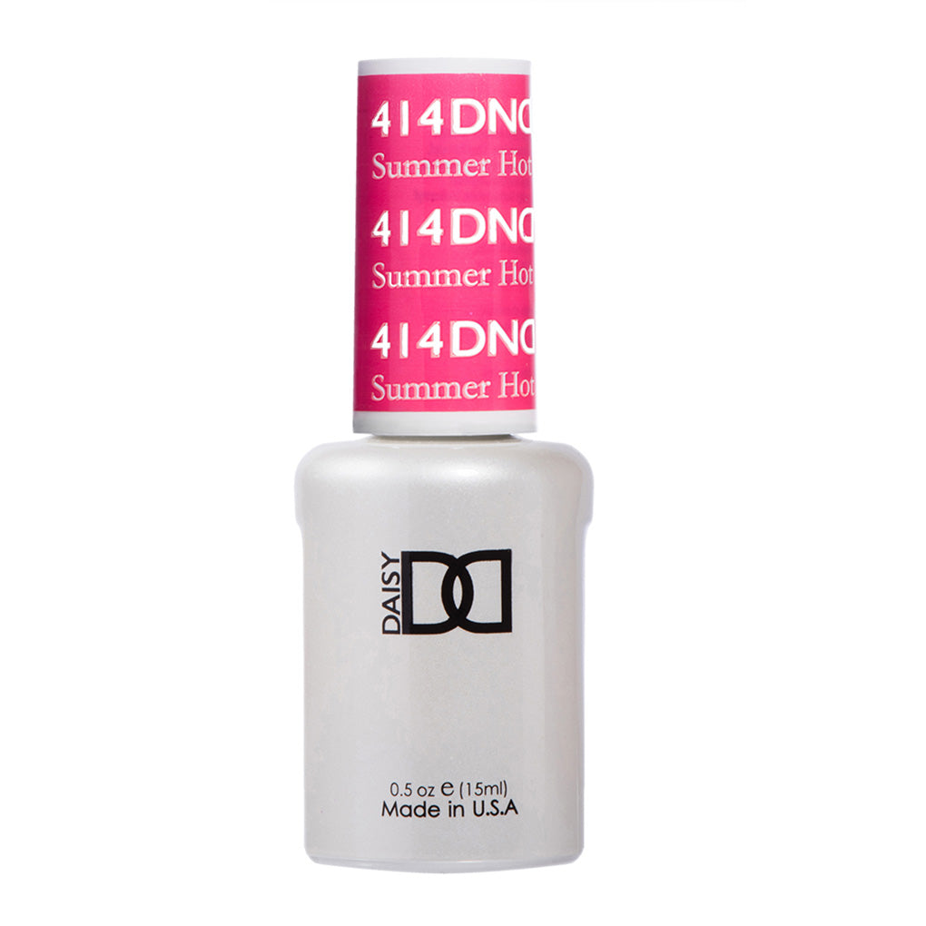 DND Gel Polish - 414 Pink Colors - Summer Hot Pink by DND - Daisy Nail Designs sold by DTK Nail Supply