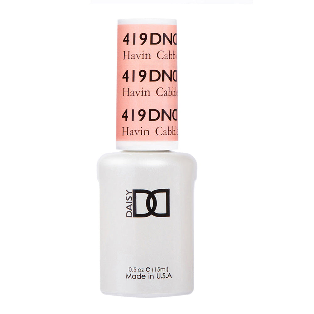 DND Gel Polish - 419 Coral Colors - Havin Cabbler by DND - Daisy Nail Designs sold by DTK Nail Supply
