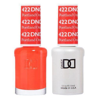  DND Gel Nail Polish Duo - 422 Orange Colors - Portland Orange by DND - Daisy Nail Designs sold by DTK Nail Supply
