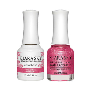  Kiara Sky Gel Nail Polish Duo - 422 Pink Lipstick by Kiara Sky sold by DTK Nail Supply