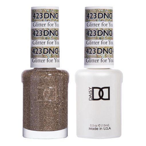  DND Gel Nail Polish Duo - 423 Glitter for You by DND - Daisy Nail Designs sold by DTK Nail Supply