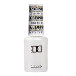 DND Gel Polish - 423 Gold Colors - Glitter for You by DND - Daisy Nail Designs sold by DTK Nail Supply