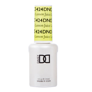 DND Gel Polish - 424 Yellow Colors - Lemon Juice by DND - Daisy Nail Designs sold by DTK Nail Supply