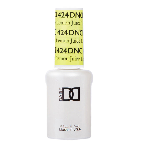 DND Gel Polish - 424 Yellow Colors - Lemon Juice by DND - Daisy Nail Designs sold by DTK Nail Supply