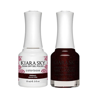  Kiara Sky Gel Nail Polish Duo - 426 Fireball by Kiara Sky sold by DTK Nail Supply