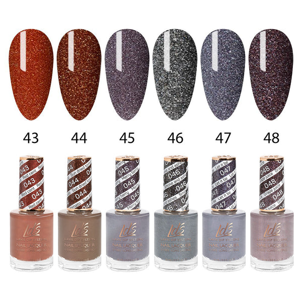  LDS Healthy Nail Lacquer Set (6 colors): 043 to 048 by LDS sold by DTK Nail Supply