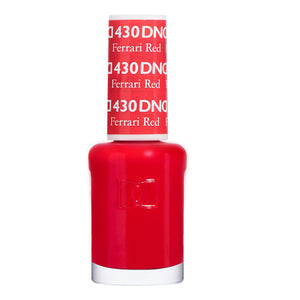 DND Nail Lacquer - 430 Red Colors - Ferrari Red by DND - Daisy Nail Designs sold by DTK Nail Supply