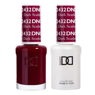  DND Gel Nail Polish Duo - 432 Red Colors - Dark Scarlet by DND - Daisy Nail Designs sold by DTK Nail Supply