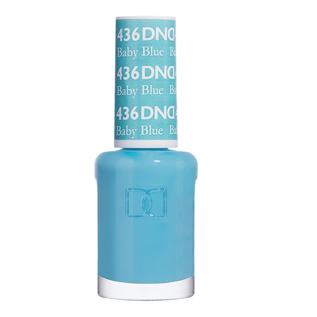 DND Nail Lacquer - 436 Blue Colors - Baby Blue by DND - Daisy Nail Designs sold by DTK Nail Supply