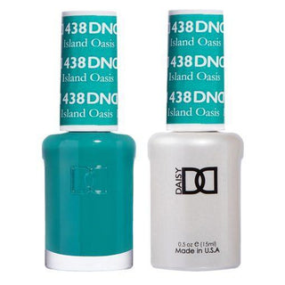  DND Gel Nail Polish Duo - 438 Green Colors - Island Oasis by DND - Daisy Nail Designs sold by DTK Nail Supply