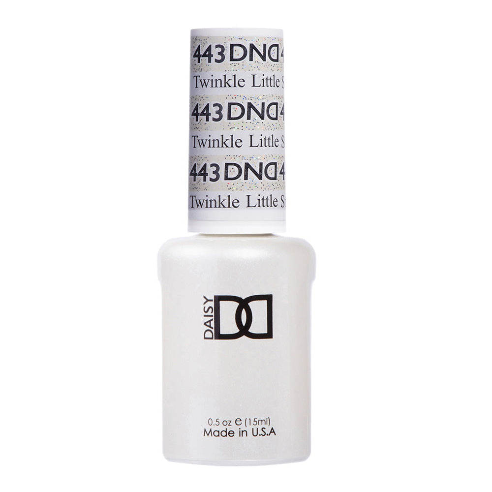 DND Gel Polish - 443 Glitter Colors - Twinkle Little Star by DND - Daisy Nail Designs sold by DTK Nail Supply