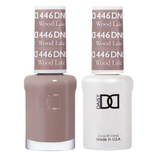  DND Gel Nail Polish Duo - 446 Brown Colors - Wood Lake by DND - Daisy Nail Designs sold by DTK Nail Supply