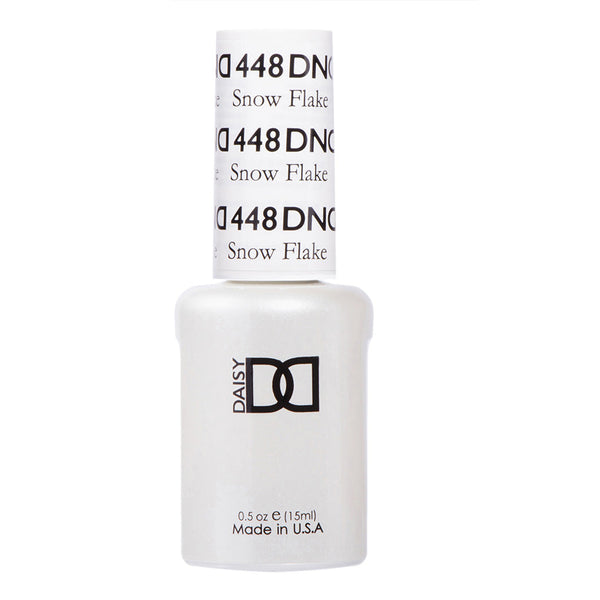 DND Gel Polish - 448 White Colors - Snow Flake by DND - Daisy Nail Designs sold by DTK Nail Supply
