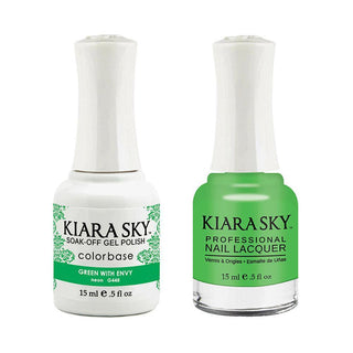  Kiara Sky Gel Nail Polish Duo - 448 Green With Envy by Kiara Sky sold by DTK Nail Supply