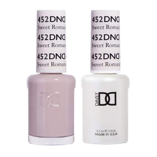  DND Gel Nail Polish Duo - 452 Beige Colors - Sweet Romance by DND - Daisy Nail Designs sold by DTK Nail Supply