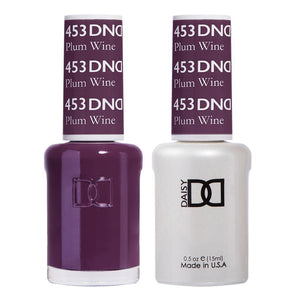  DND Gel Nail Polish Duo - 453 Plum Wine by DND - Daisy Nail Designs sold by DTK Nail Supply