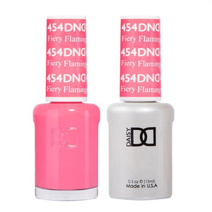  DND Gel Nail Polish Duo - 454 Fiery Flamingo by DND - Daisy Nail Designs sold by DTK Nail Supply