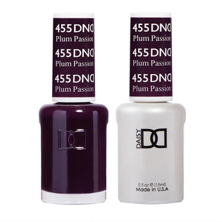  DND Gel Nail Polish Duo - 455 Plum Passion by DND - Daisy Nail Designs sold by DTK Nail Supply